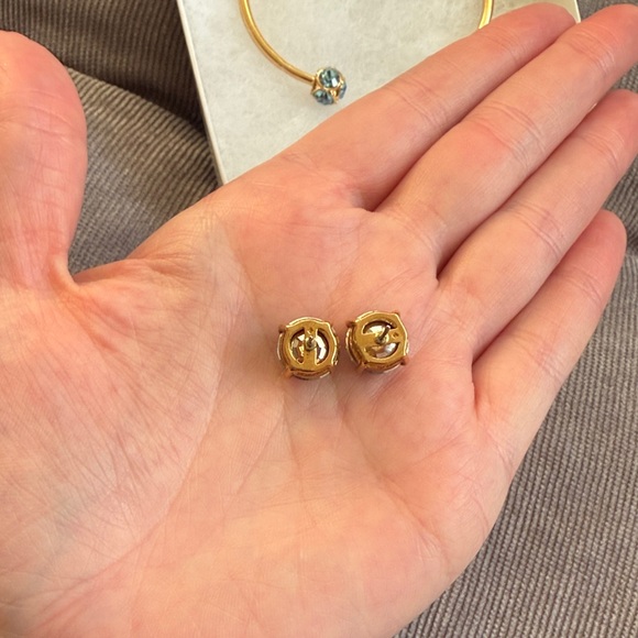 Kate Spade Aquamarine Lady Marmalade Bracelet and Stud Earrings - Picture 4 of 5